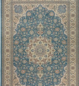 Высокоплотный ковер Royal Esfahan-1.5 2210D Blue-Cream
